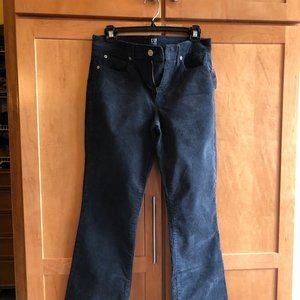 Navy corduroy Boot cut pants